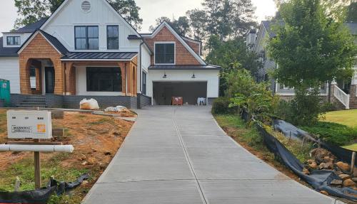Concrete Driveways in Newton MA